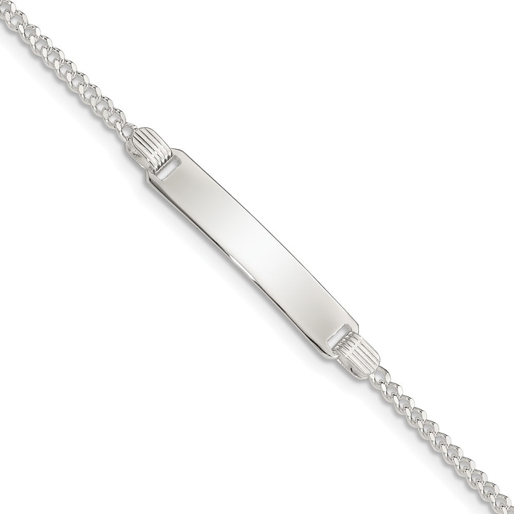 Sterling Silver Children's ID Bracelet - 9