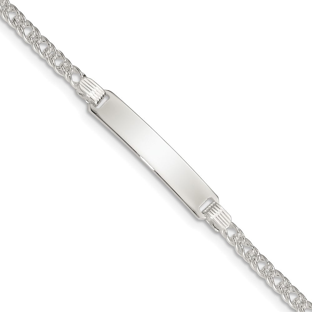Sterling Silver Children's ID Bracelet - 10