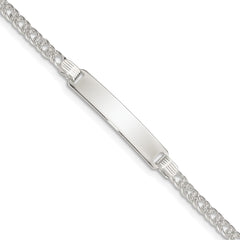 Sterling Silver Children's ID Bracelet - 10