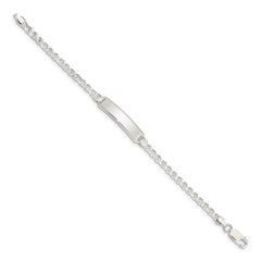 Sterling Silver Children's ID Bracelet - 12