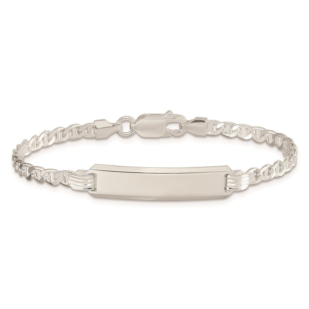 Sterling Silver Children's ID Bracelet - 12