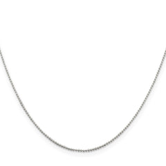 Sterling Silver 1mm Beaded Chain - 4