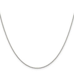 Sterling Silver 1.25mm Beaded Chain - 3