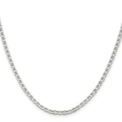 Sterling Silver 3.1mm Flat Anchor Chain - 6