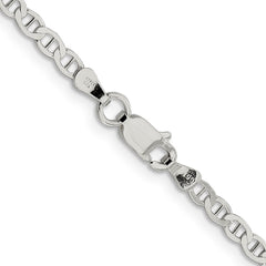 Sterling Silver 3.1mm Flat Anchor Chain - 6