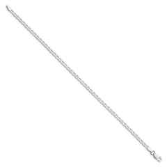 Sterling Silver 3.1mm Flat Anchor Chain - 7