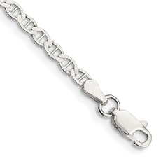 Sterling Silver 3.1mm Flat Anchor Chain - 7