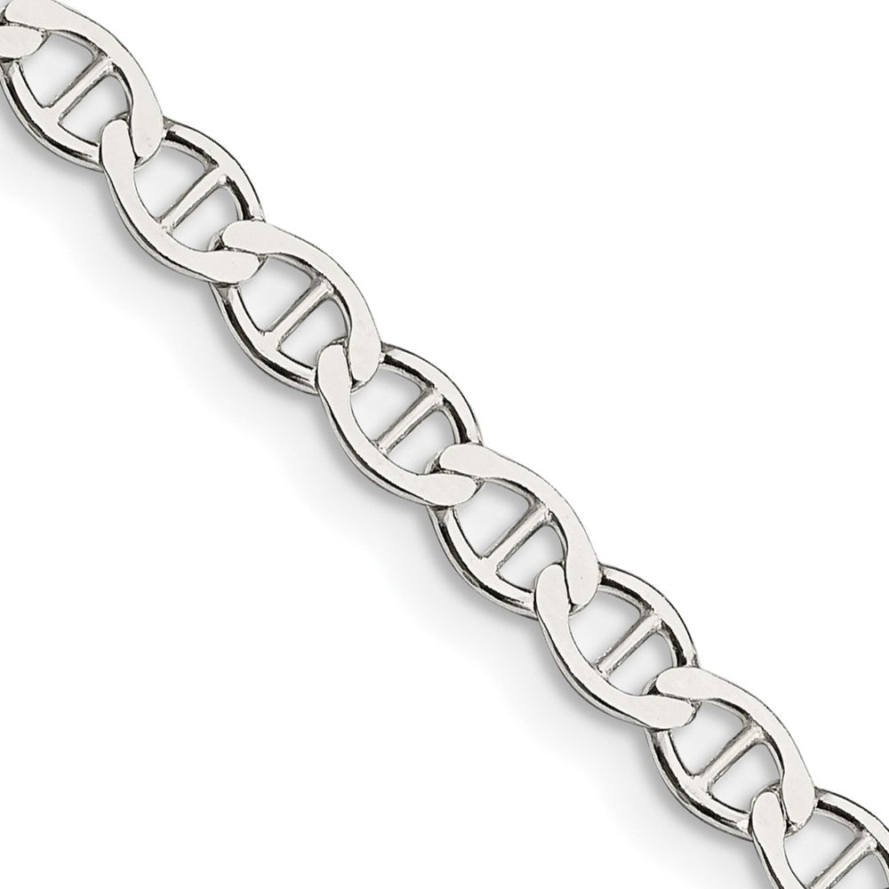 Sterling Silver 4mm Flat Anchor Chain - 5