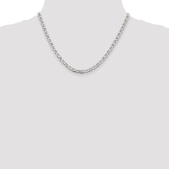 Sterling Silver 4.75mm Flat Anchor Chain - 2