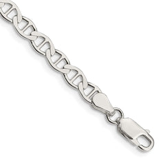 Sterling Silver 4.75mm Flat Anchor Chain - 4