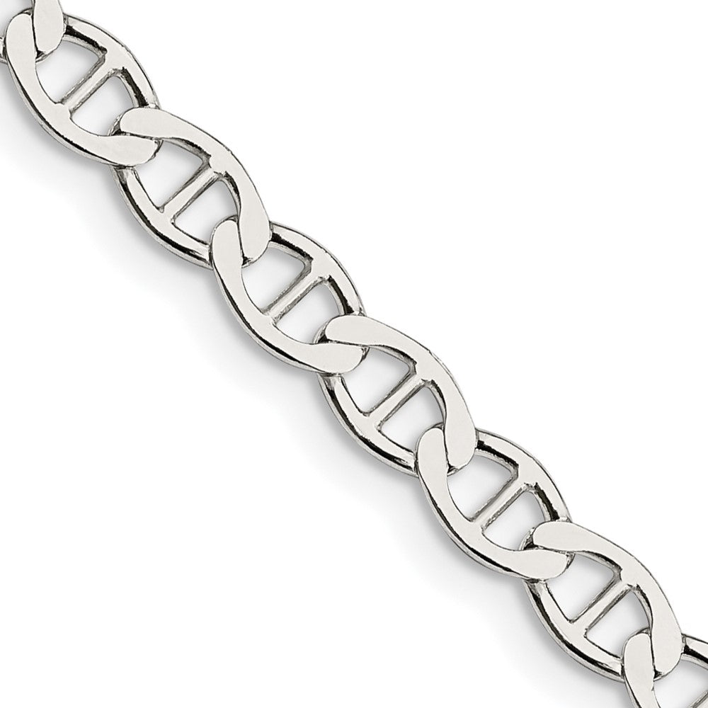 Sterling Silver 4.75mm Flat Anchor Chain - 5