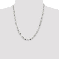 Sterling Silver 5.7mm Flat Anchor Chain - 2