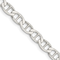 Sterling Silver 5.7mm Flat Anchor Chain - 6