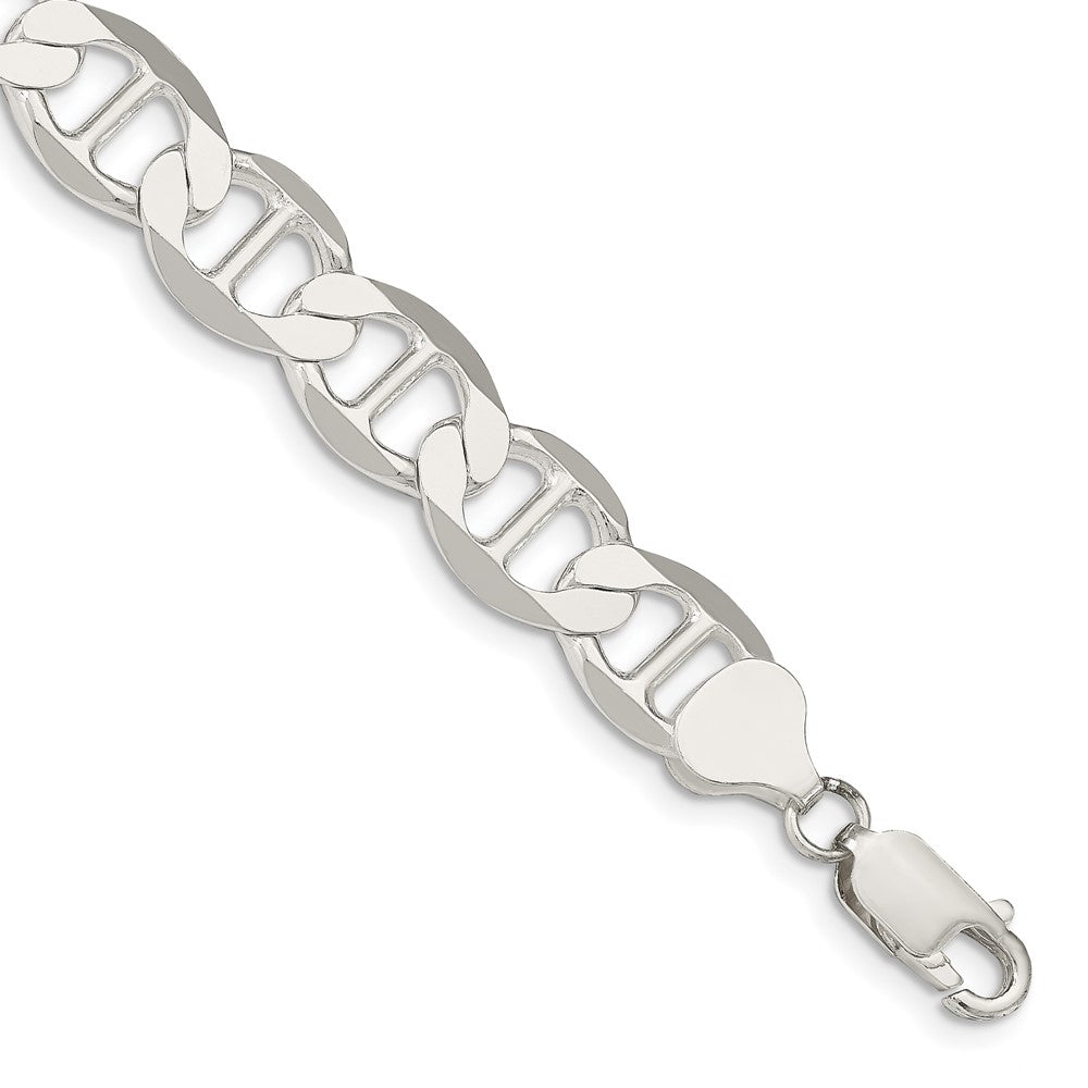Sterling Silver 9.95mm Flat Anchor Chain - 3