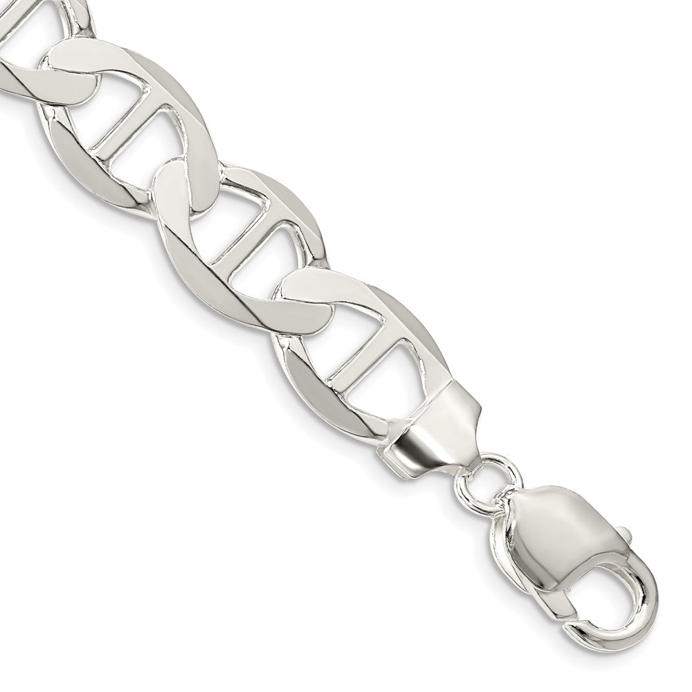 Sterling Silver 12.3mm Flat Anchor Chain - 4