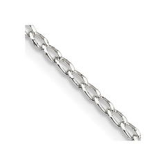 Sterling Silver 1.5mm Open Elongated Link Chain - 3