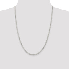 Sterling Silver 3.2mm Open Elongated Link Chain - 2