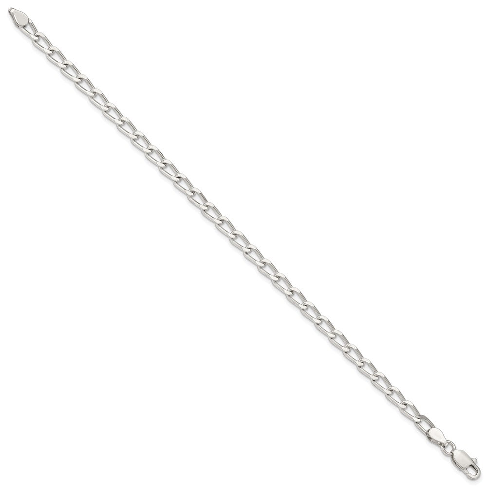 Sterling Silver 4.3mm Open Elongated Link Chain - 2