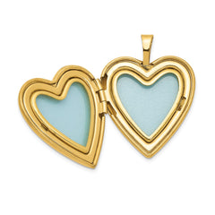 1/20 Gold Filled 20mm Diamond Forever Heart Locket Necklace