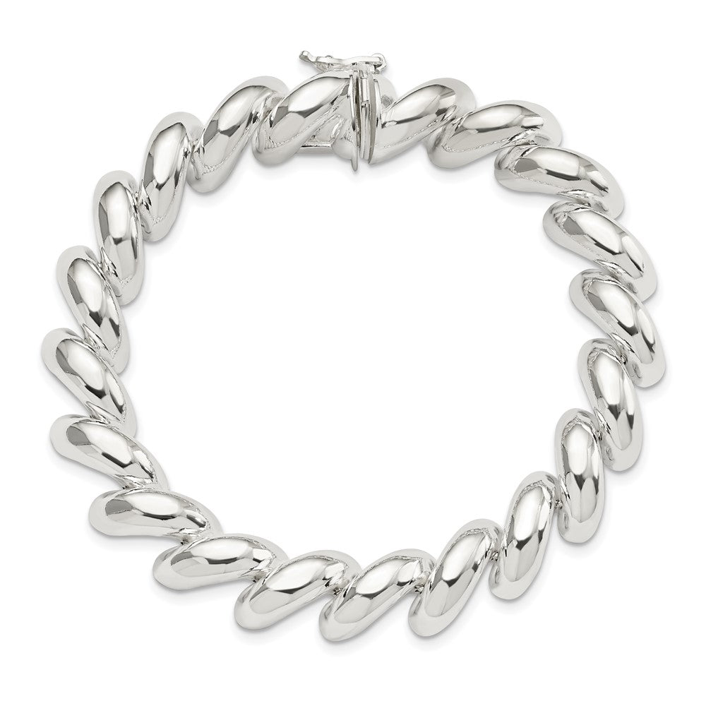 Sterling Silver 12mm San Marco Bracelet - 2