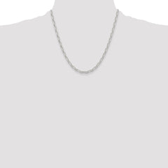 Sterling Silver Polished and D/C 4.75mm Mariner Link Chain - 3