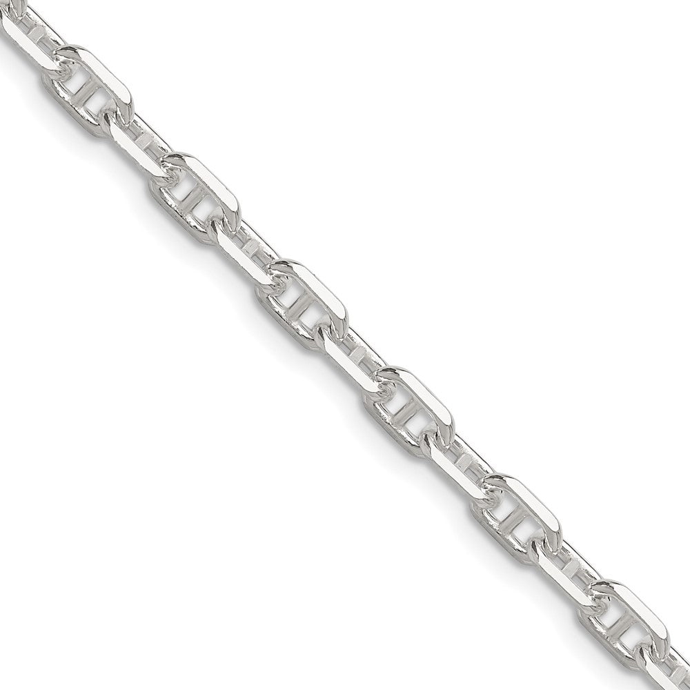 Sterling Silver Polished and D/C 4.75mm Mariner Link Chain - 3