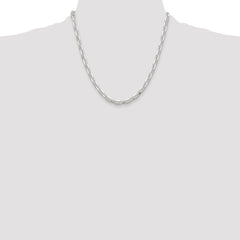 Sterling Silver Polished and D/C 5.5mm Mariner Link Chain - 2