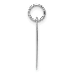 Sterling Silver/Rhodium-plated Polished Number 7 Charm - 4