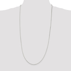 Sterling Silver 1.35mm Octagonal Snake Chain - 4