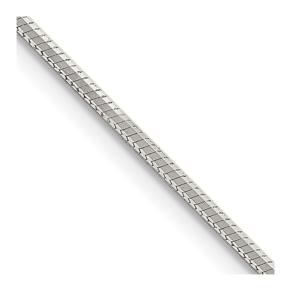 Sterling Silver 1.35mm Octagonal Snake Chain - 5
