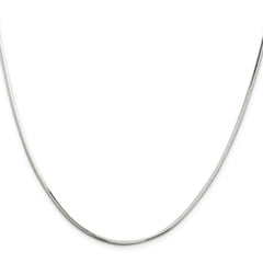 Sterling Silver 1.65mm Octagonal Snake Chain - 4