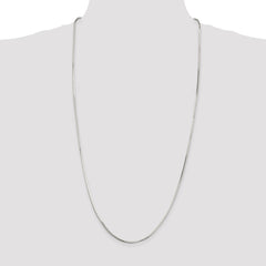 Sterling Silver 1.65mm Octagonal Snake Chain - 4
