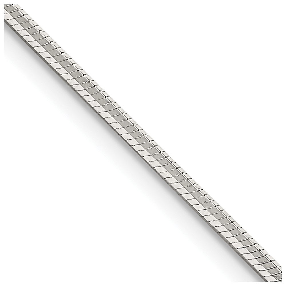 Sterling Silver 1.65mm Octagonal Snake Chain - 3