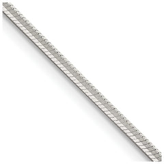 Sterling Silver 1.65mm Octagonal Snake Chain - 4