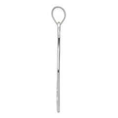 Sterling Silver Fancy Round Pendant