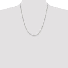 Sterling Silver Polished 2.9mm Paperclip Chain - 3