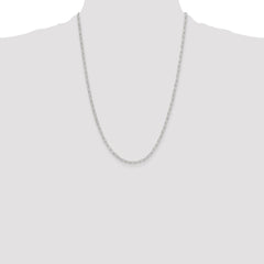 Sterling Silver Polished 2.9mm Paperclip Chain - 4