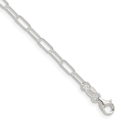 Sterling Silver Polished 2.9mm Paperclip Chain - 4