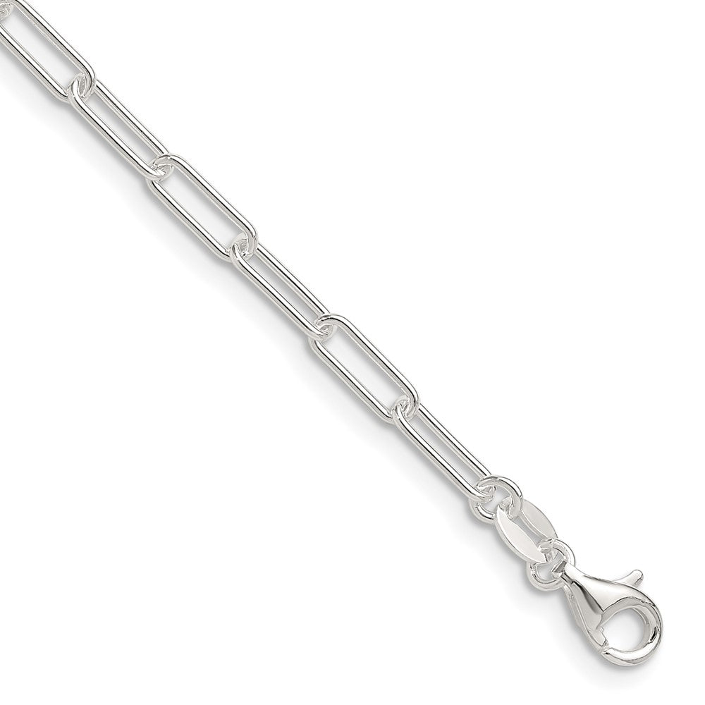 Sterling Silver Polished 3.15mm Paperclip Chain - 5