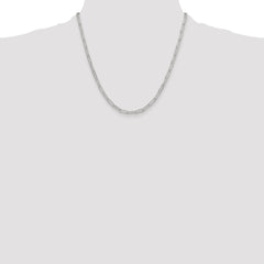 Sterling Silver Polished 3.5mm Paperclip Chain - 6
