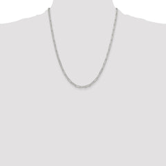 Sterling Silver Polished 3.5mm Paperclip Chain