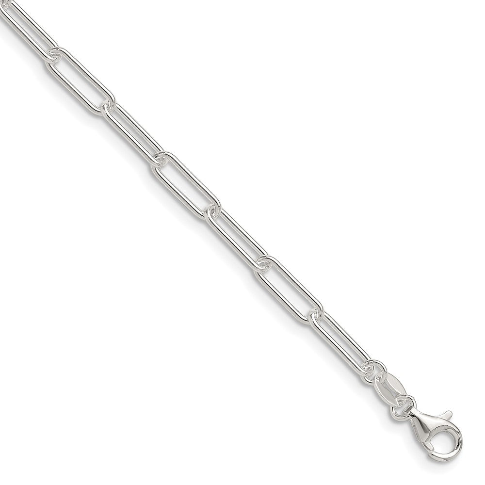 Sterling Silver Polished 3.5mm Paperclip Chain - 2