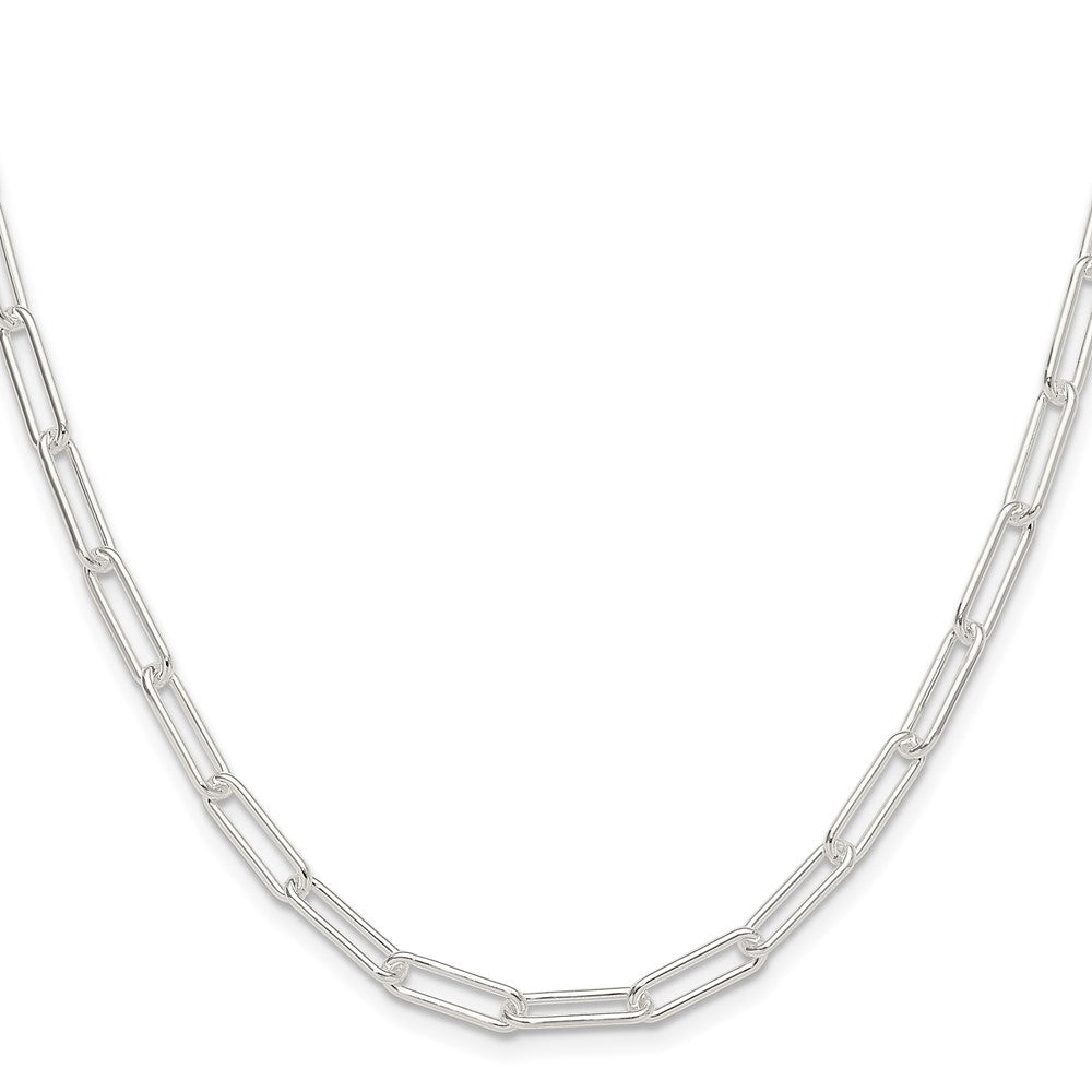 Sterling Silver Polished 4.5mm Paperclip Chain