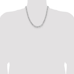 Sterling Silver Polished 6.5mm Paperclip Chain - 6