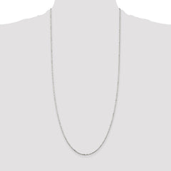 Sterling Silver 1.5mm Fancy Beaded Chain - 5