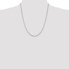 Sterling Silver 1.65mm Elongated Box Chain - 5