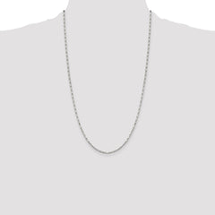 Sterling Silver 1.65mm Elongated Box Chain - 4