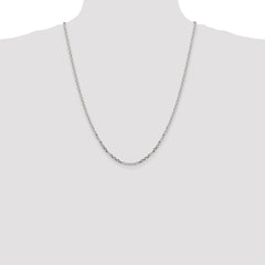 Sterling Silver 2.75mm Diamond-cut Forzantine Cable Chain - 4