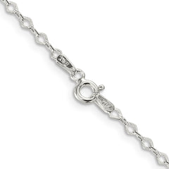 Sterling Silver 2.25mm Fancy Navette Link Chain - 2