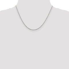 Sterling Silver 2.25mm Fancy Navette Link Chain - 2